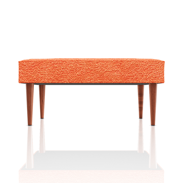 BANQUETA DIANA TELA MICROFIBRA ITALY NARANJA