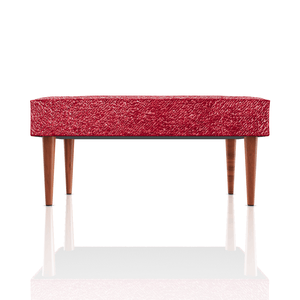 BANQUETA DIANA TELA MICROFIBRA ITALY ROJO