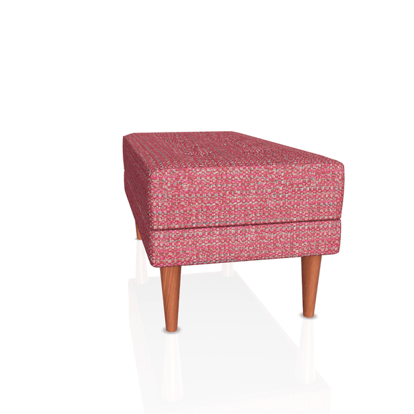 BANQUETA BERENICE TELA VESUBIO GRANATE