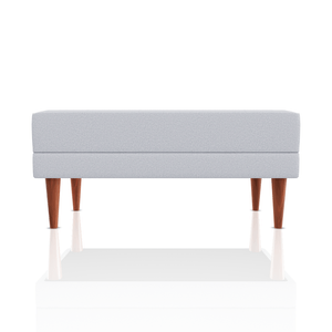 BANQUETA BERENICE ULTRA CUERO SILVER 32