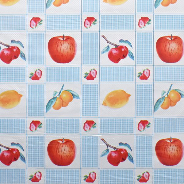 CUBREMESA LIGHT PVC FRUTOS ROJOS