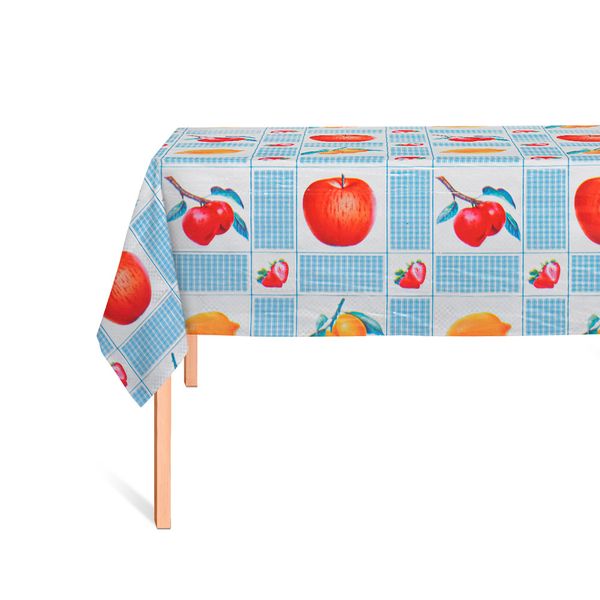 CUBREMESA LIGHT PVC FRUTOS ROJOS