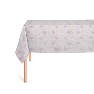 CUBREMESA ENCAJE YW ESTAMPADO ARIANA ROSADO