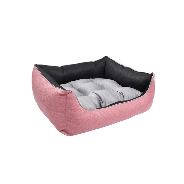 RUFFO CAMA MASCOTA CONFORT TELA MEDIANO ROSADO