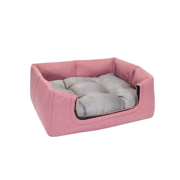 RUFFO CAMA MASCOTA CONVERTIBLE TELA MEDIANO ROSADO
