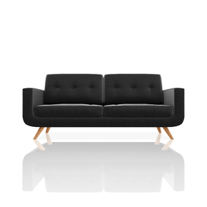 SOFA SCOTTY TELA ALPHA 3C NEGRO