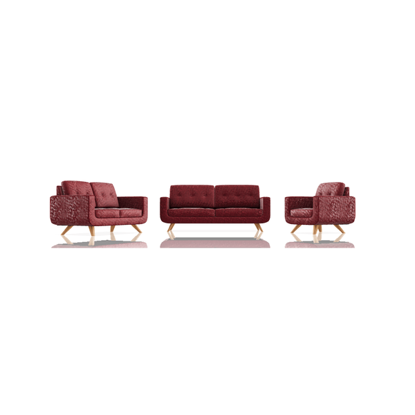 SOFA SCOTTY TELA ALPHA 3C 2C 1C SCARLATI