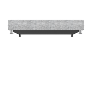 TARIMA BOX OMAR TELA ALPHA 1.50 PLZ GRIS PLATA