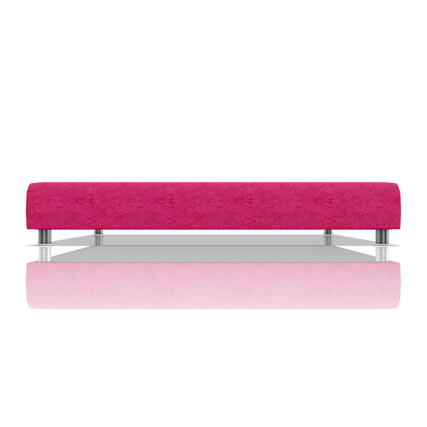 TARIMA BOX OMAR TELA MICROFIBRA ITALY QUEEN FUCSIA