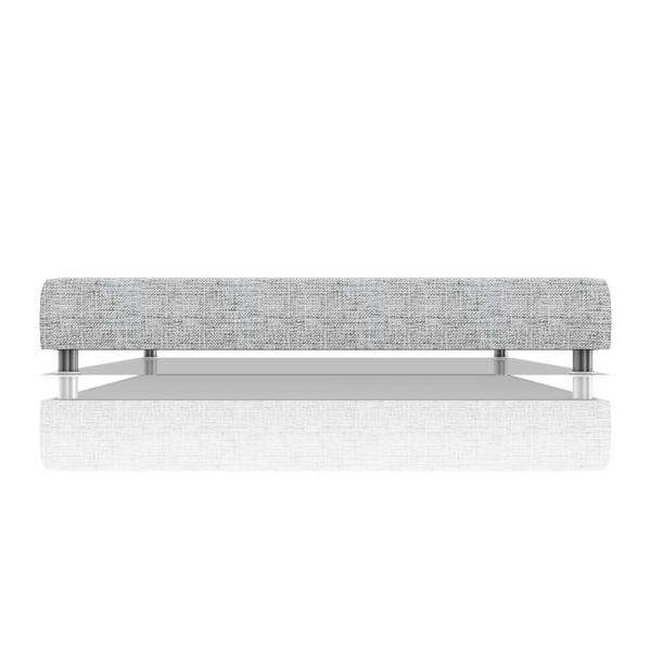TARIMA BOX OMAR TELA ALPHA QUEEN GRIS PLATA