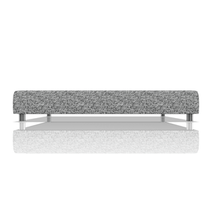 TARIMA BOX OMAR TELA LIFE QUEEN GRIS OSCURO 52