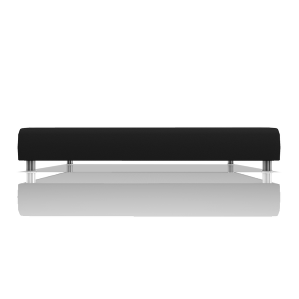 TARIMA BOX OMAR ULTRA CUERO QUEEN NEGRO 02