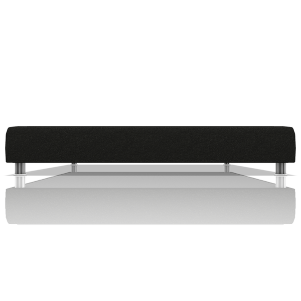 TARIMA BOX OMAR TELA MICROFIBRA ITALY KING NEGRO