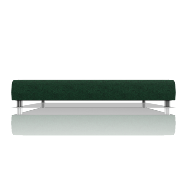 TARIMA BOX OMAR TELA MICROFIBRA ITALY QUEEN VERDE AMAZONAS