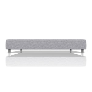 TARIMA BOX OMAR TELA COUGAR QUEEN GRIS PLATA