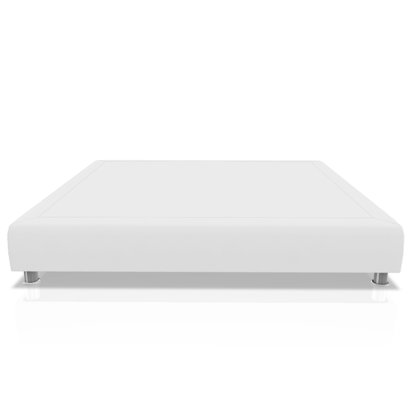 TARIMA BOX OMAR ULTRA CUERO KING BLANCO 01