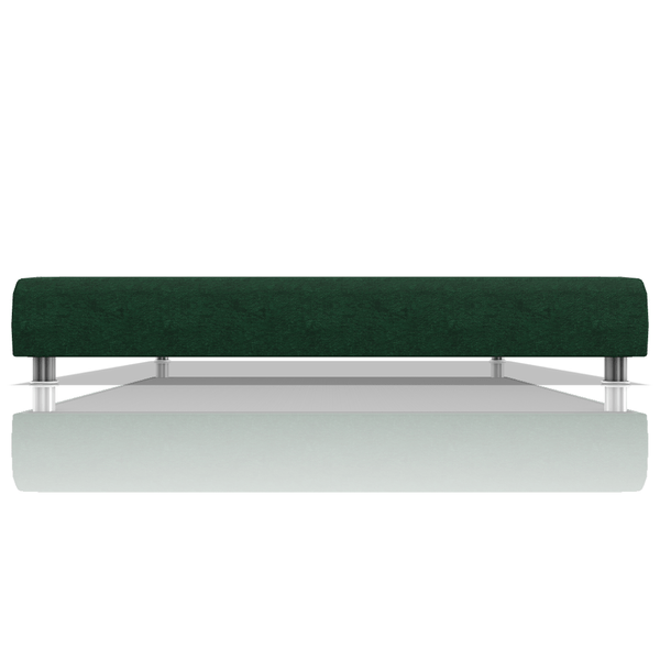 TARIMA BOX OMAR TELA MICROFIBRA ITALY KING VERDE AMAZONAS