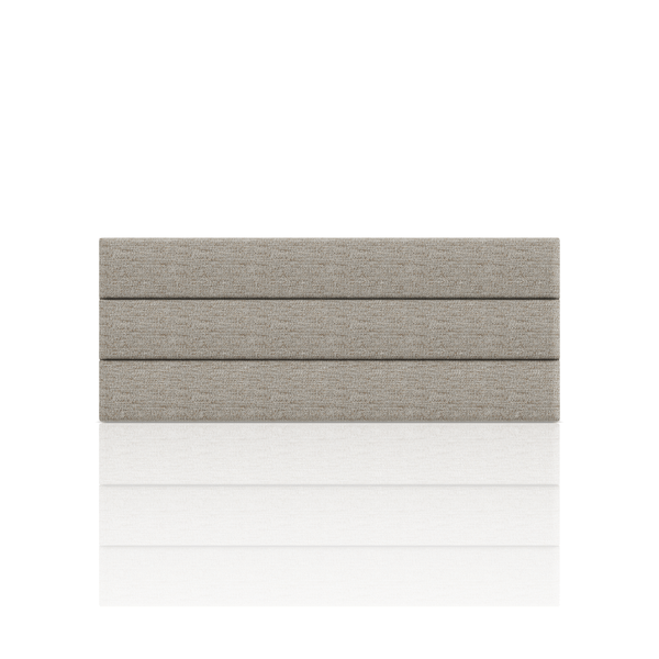 CABECERA LINEAL TELA LIFE KING MARRON CLARO 75