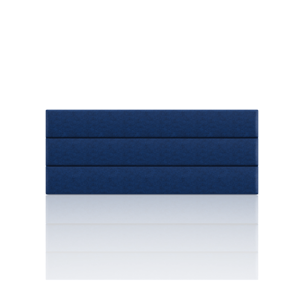 CABECERA LINEAL TELA MICROFIBRA ITALY KING AZUL ATLANTICO
