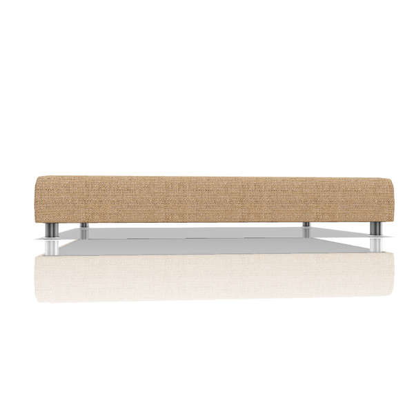 TARIMA BOX OMAR TELA VESUBIO QUEEN TOSTADO