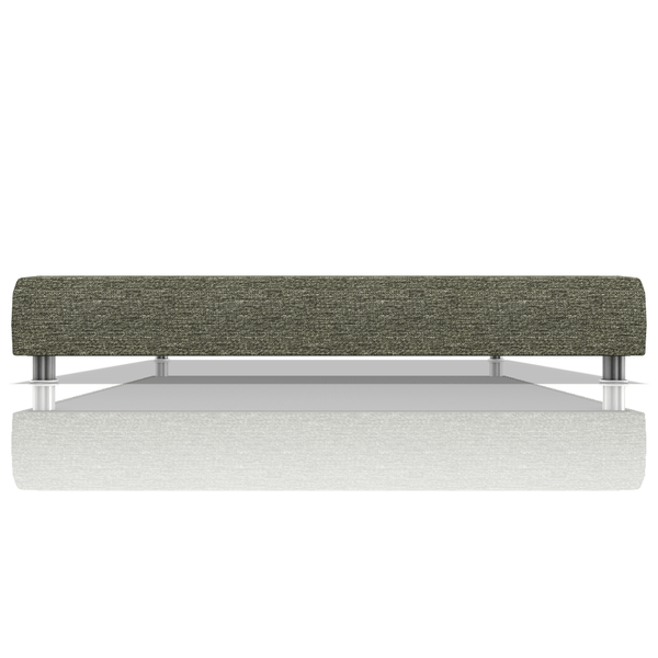 TARIMA BOX OMAR TELA DENVER KING GRIS RATON