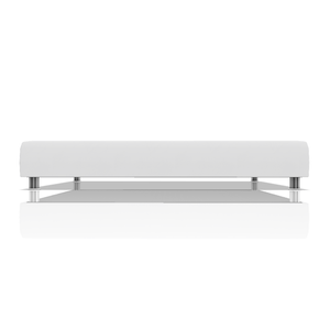 TARIMA BOX OMAR ULTRA CUERO QUEEN BLANCO 01
