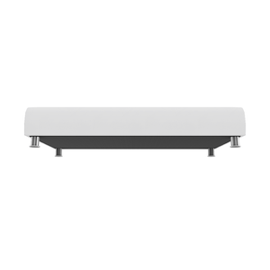 TARIMA BOX OMAR ULTRA CUERO 1.50 PLZ BLANCO 01