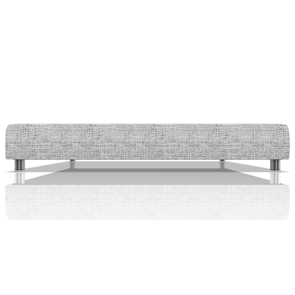 TARIMA BOX OMAR TELA ALPHA KING GRIS PLATA