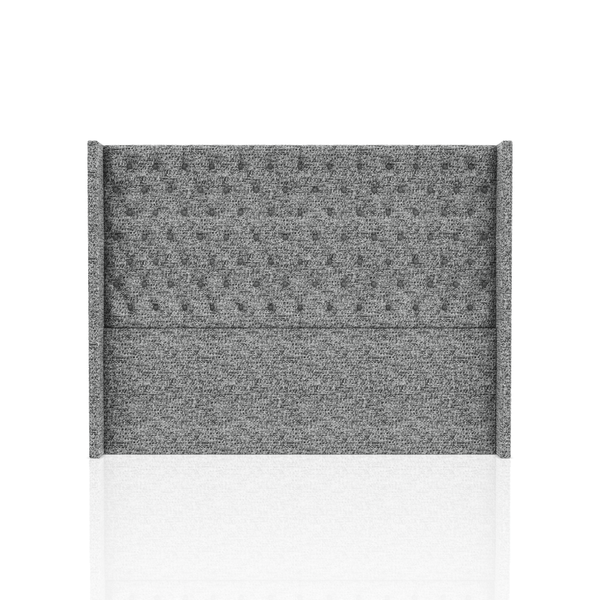 CABECERA PRINCE C.T TELA LIFE KING GRIS OSCURO 52