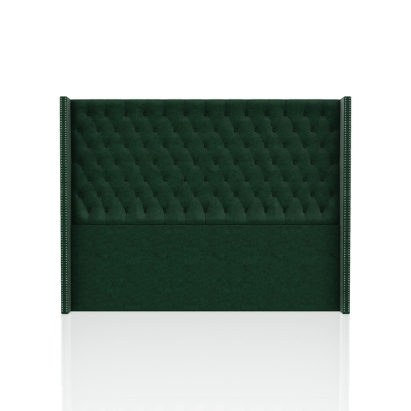 CABECERA PRINCE C.T TELA MICROFIBRA ITALY KING VERDE AMAZONAS