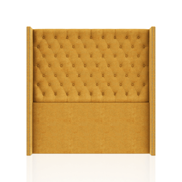 CABECERA PRINCE C.T TELA MICROFIBRA ITALY QUEEN AMARILLO