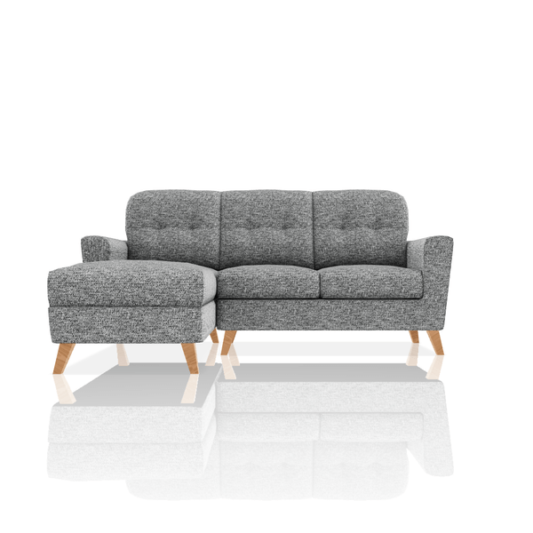 SOFA DONNA TELA LIFE SECCIONAL GRIS OSCURO 52