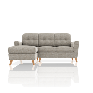 SOFA DONNA TELA LIFE SECCIONAL MARRON CLARO 75