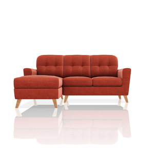 SOFA DONNA TELA MICROFIBRA ITALY SECCIONAL SECOYA