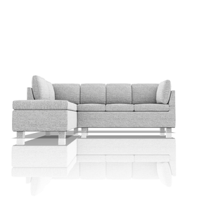 SOFA HARVY TELA LIFE SECCIONAL GRIS 53
