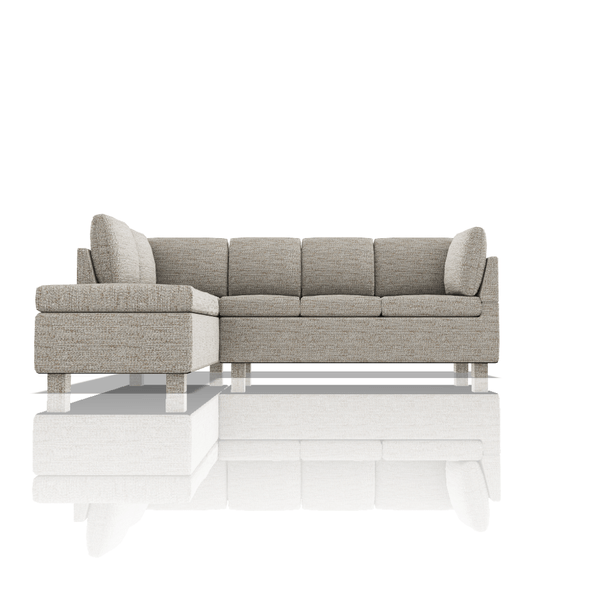 SOFA HARVY TELA LIFE SECCIONAL MARRON CLARO 75