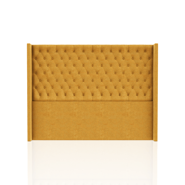 CABECERA PRINCE S.T TELA MICROFIBRA ITALY KING AMARILLO