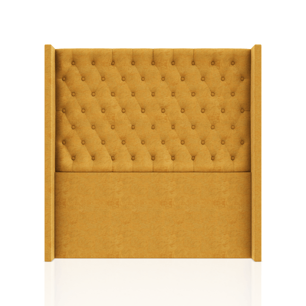 CABECERA PRINCE S.T TELA MICROFIBRA ITALY QUEEN AMARILLO