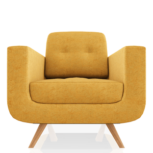 SOFA SCOTTY TELA MICROFIBRA ITALY 1C AMARILLO