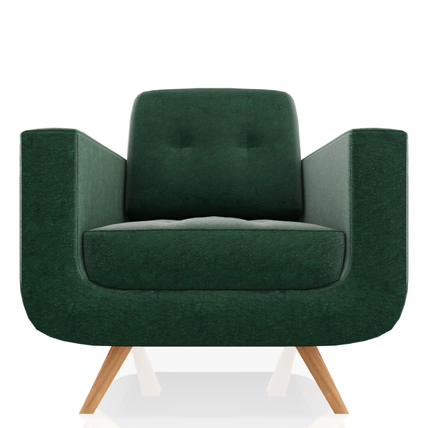 SOFA SCOTTY TELA MICROFIBRA ITALY 1C VERDE AMAZONAS
