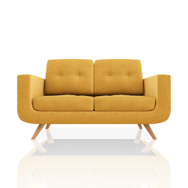 SOFA SCOTTY TELA MICROFIBRA ITALY 2C AMARILLO