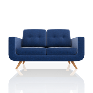 SOFA SCOTTY TELA MICROFIBRA ITALY 2C AZUL ATLANTICO