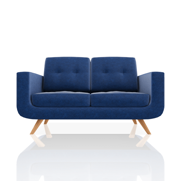 SOFA SCOTTY TELA MICROFIBRA ITALY 2C AZUL ATLANTICO