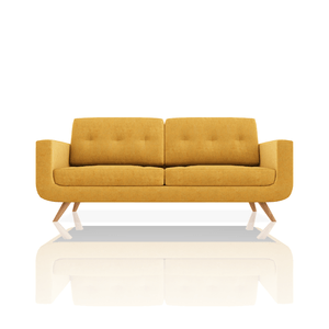 SOFA SCOTTY TELA MICROFIBRA ITALY 3C AMARILLO