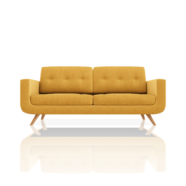 SOFA SCOTTY TELA MICROFIBRA ITALY 3C AMARILLO