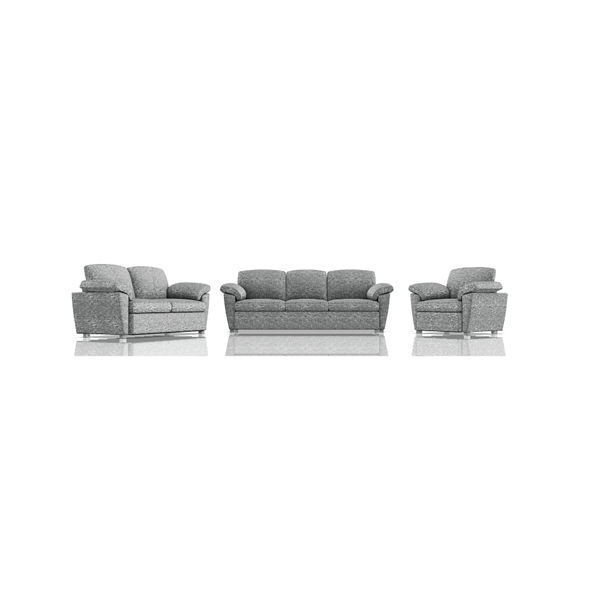 SOFA TREVOR TELA LIFE 3C 2C 1C GRIS OSCURO 52
