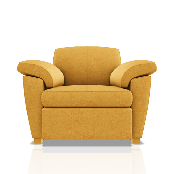SOFA TREVOR TELA MICROFIBRA ITALY 1C AMARILLO