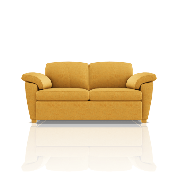 SOFA TREVOR TELA MICROFIBRA ITALY 2C AMARILLO