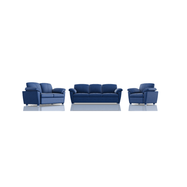 SOFA TREVOR TELA MICROFIBRA ITALY 3C 2C 1C AZUL ATLANTICO