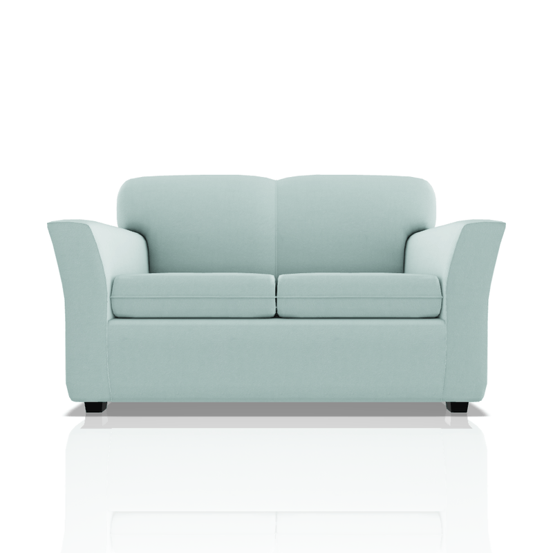 SOFA LOUIS TELA VELUDO LIGHT 2C AZUL CELESTE Multitop